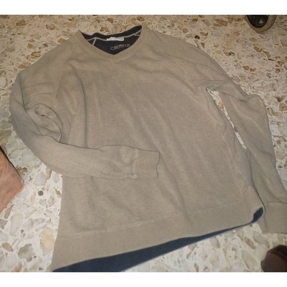 Cremieux Men's Pullover V-Neck Sweater Large Tan - Picture 1 of 4